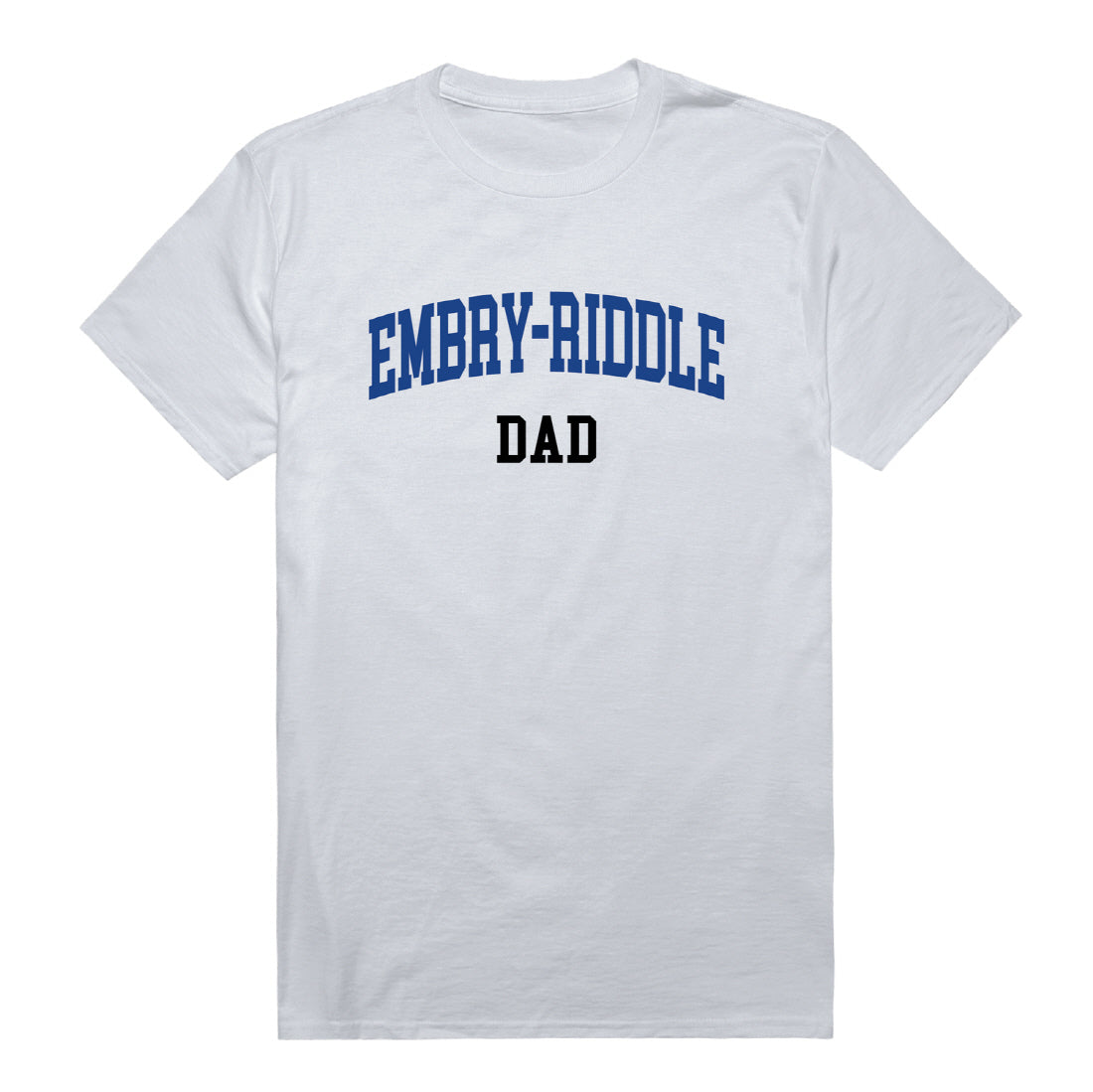 ERAU Embry–Riddle Aeronautical University Eagles Dad Tee T-Shirt - Heather Grey, Small