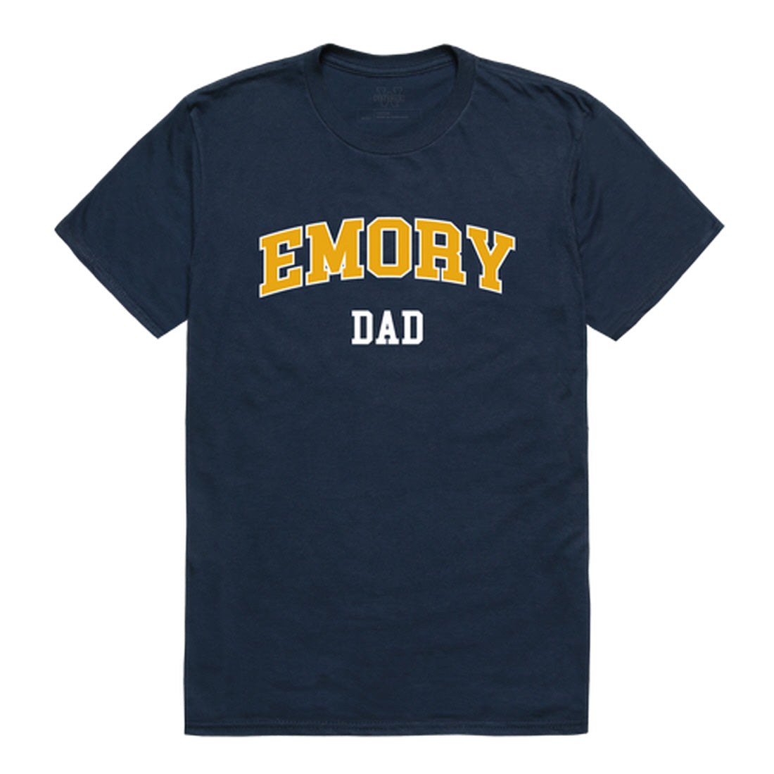 Emory University Eagles Dad Tee T-Shirt - Heather Grey, Small