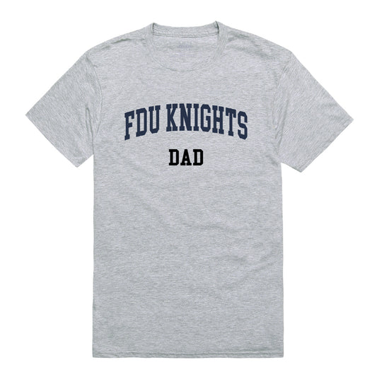 Fairleigh Dickinson University Dad Tee T-Shirt - Heather Grey, Small