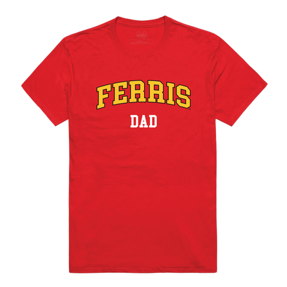 Ferris State University Bulldogs Dad Tee T-Shirt - Heather Grey, Small