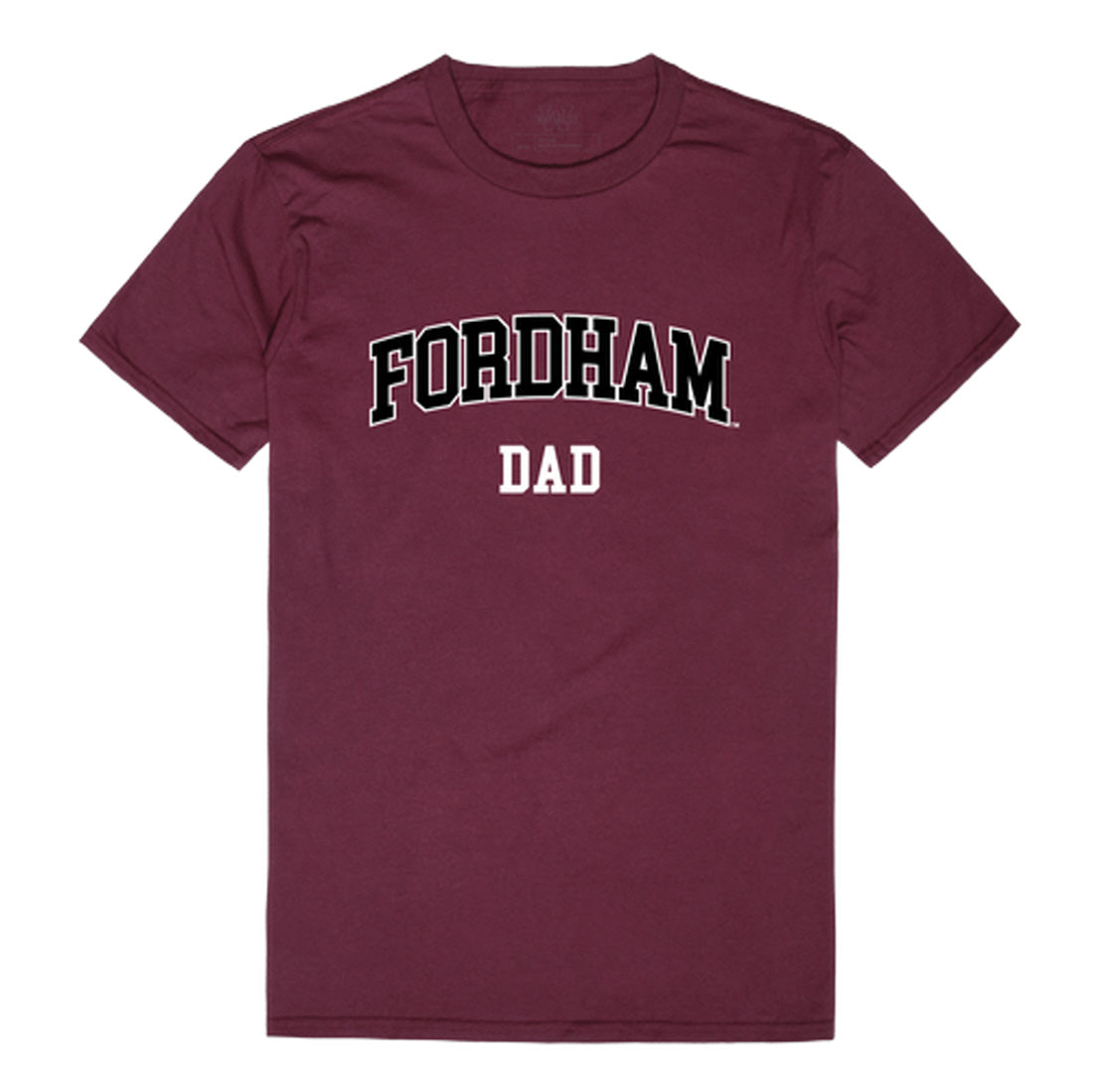 Fordham University Rams Dad Tee T-Shirt - Heather Grey, Small