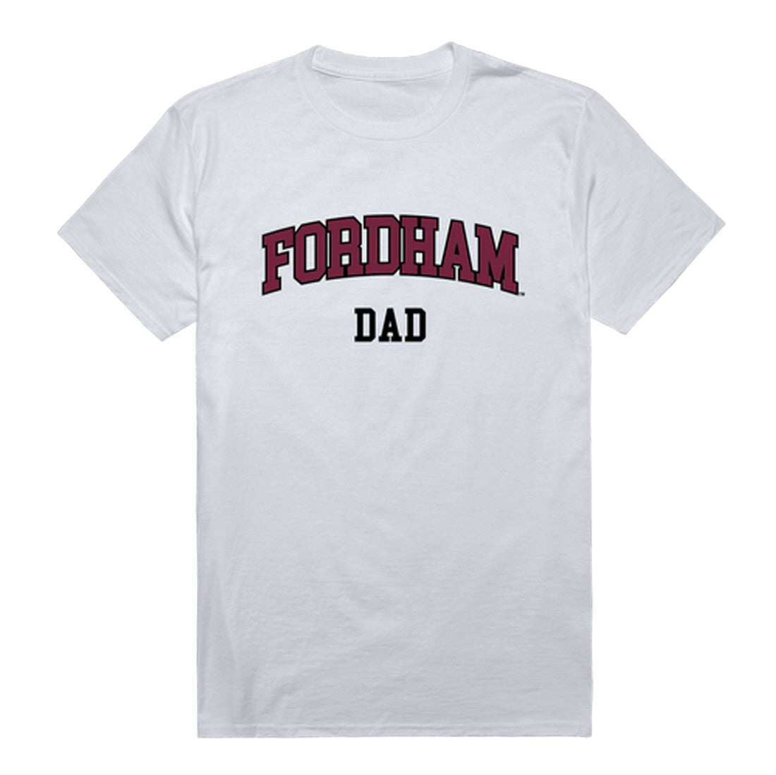 Fordham University Rams Dad Tee T-Shirt - Heather Grey, Small