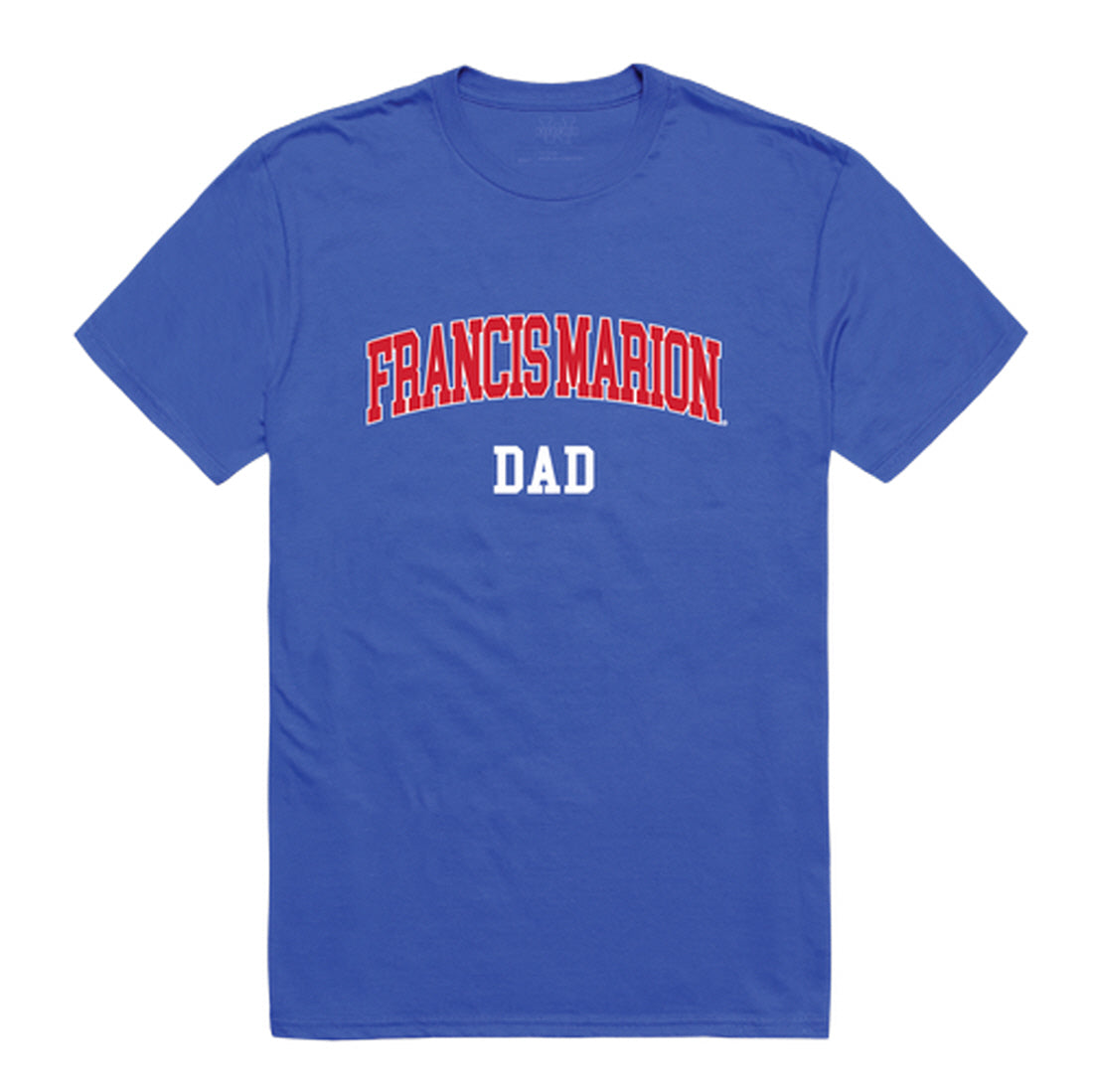 Francis Marion University Patriots Dad Tee T-Shirt - Heather Grey, Small