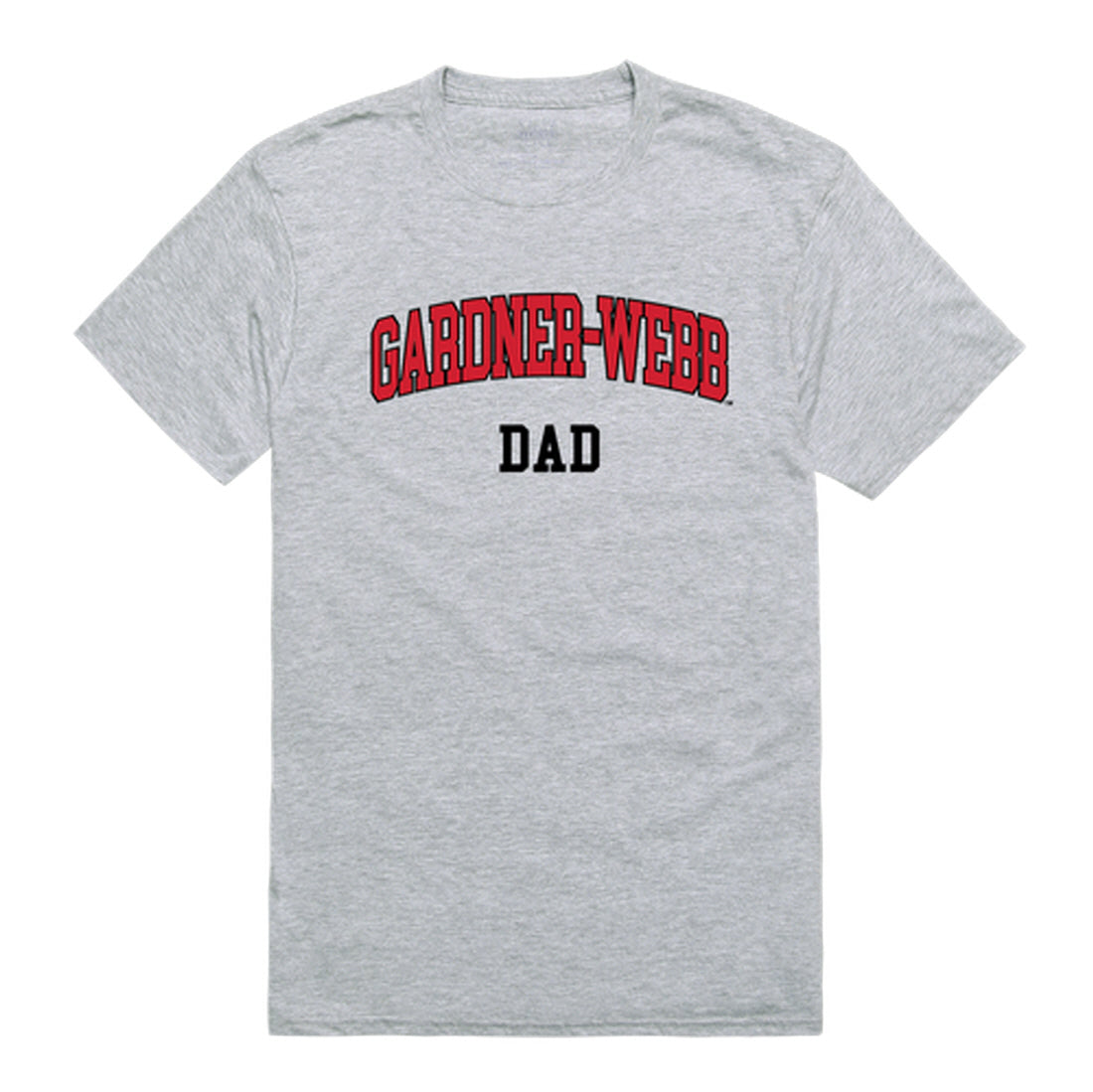 Gardner-Webb University Runnin' Bulldogs Dad Tee T-Shirt - Heather Grey, Small