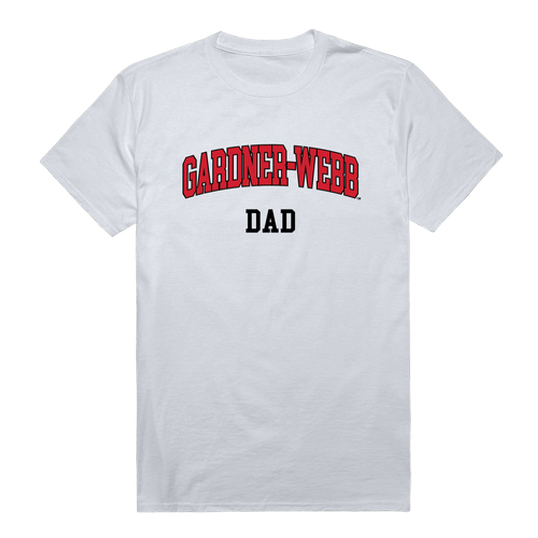 Gardner-Webb University Runnin' Bulldogs Dad Tee T-Shirt - Heather Grey, Small