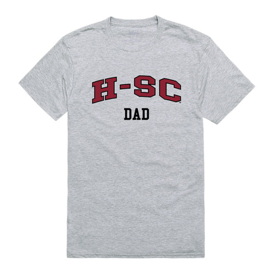 Hampden Sydney College Tigers Dad Tee T-Shirt - Heather Grey, Small