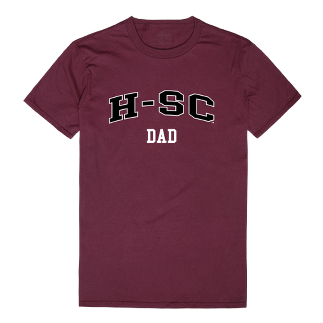 Hampden Sydney College Tigers Dad Tee T-Shirt - Heather Grey, Small