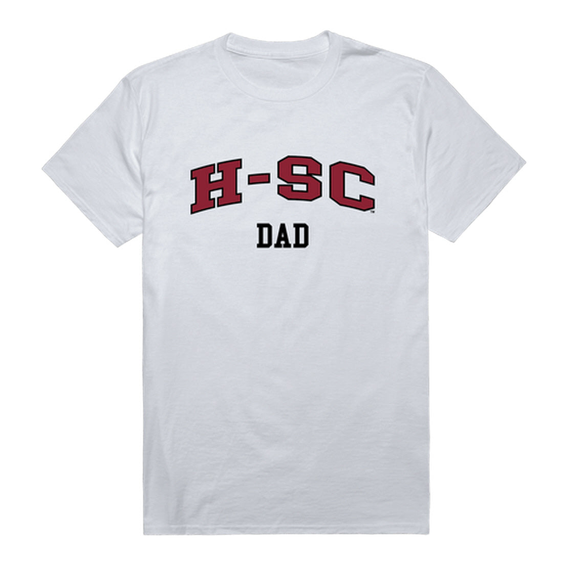 Hampden Sydney College Tigers Dad Tee T-Shirt - Heather Grey, Small