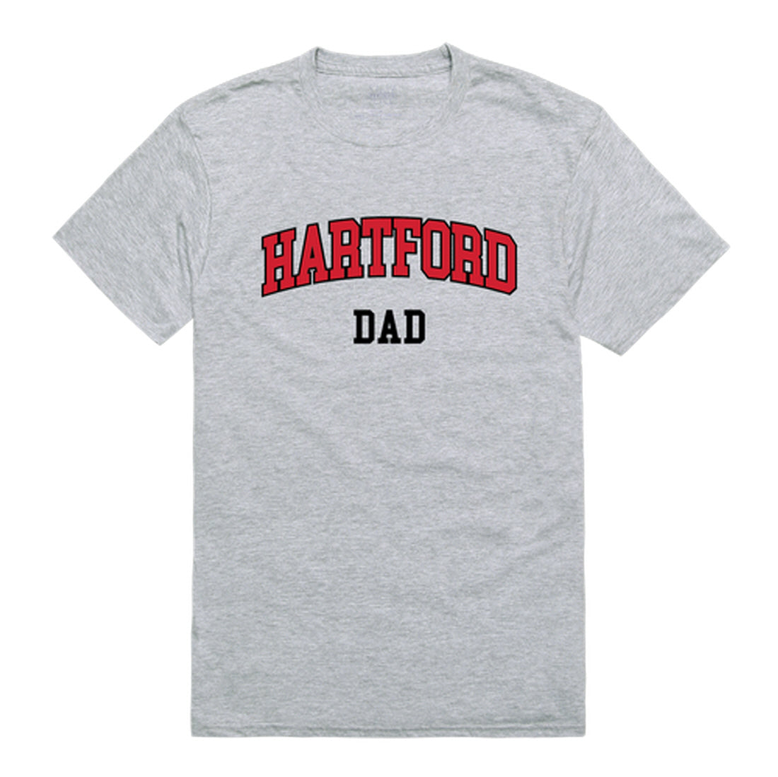 University of Hartford Hawks Dad Tee T-Shirt - Heather Grey, Small