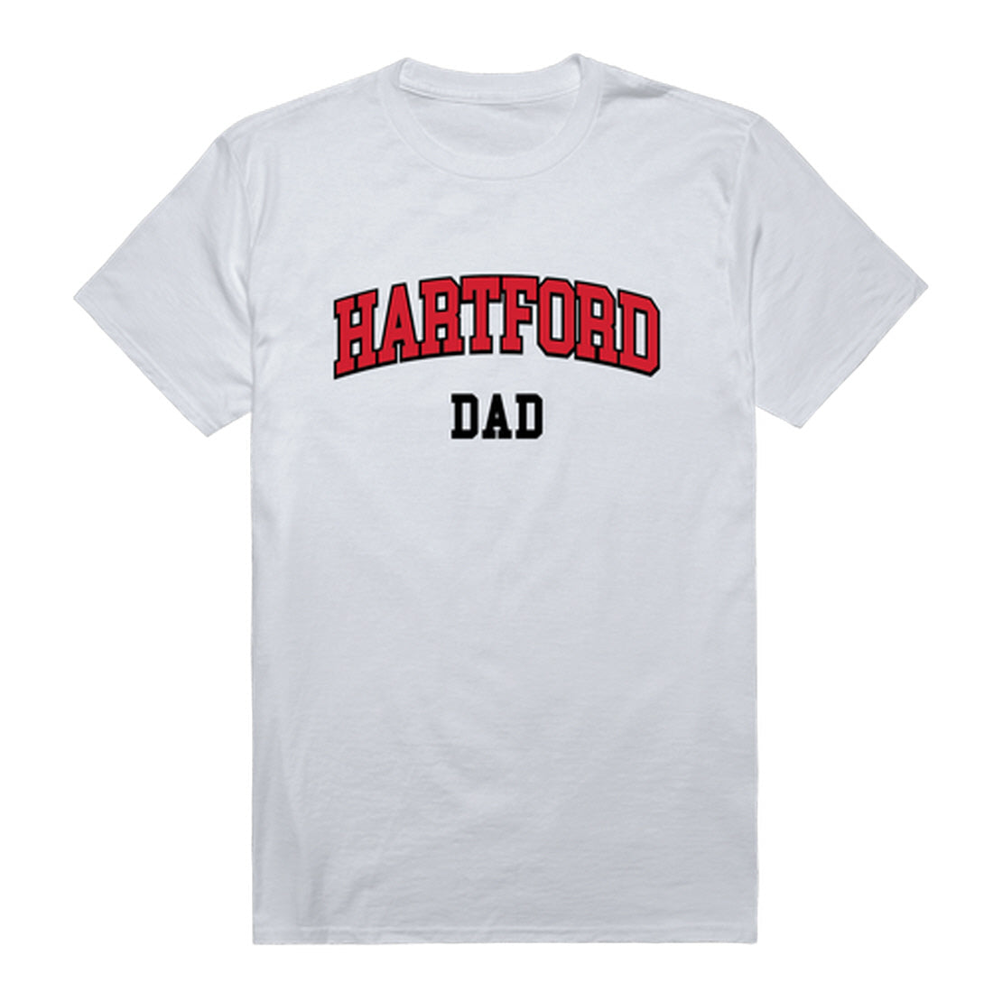 University of Hartford Hawks Dad Tee T-Shirt - Heather Grey, Small