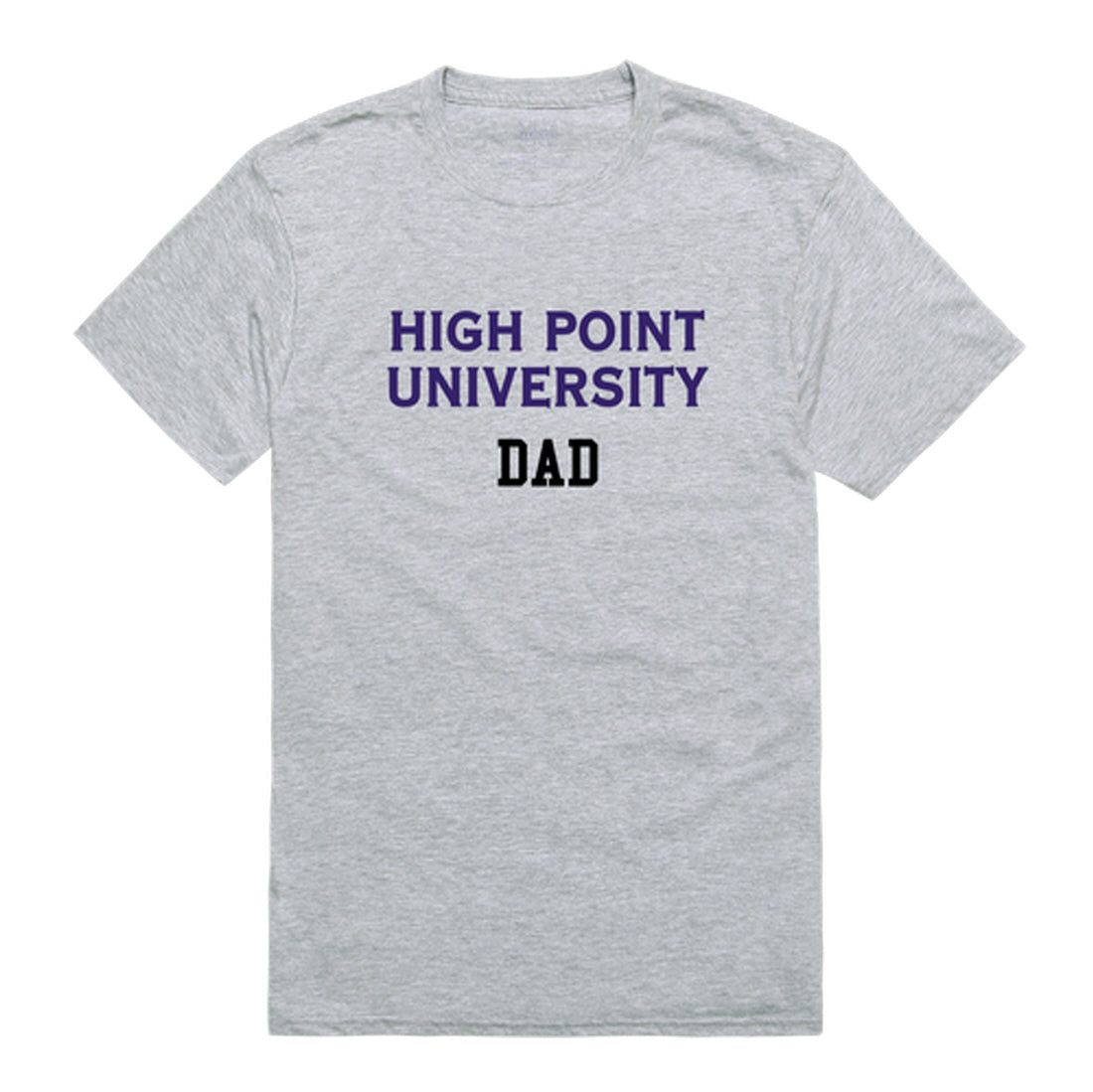 High Point University Panthers Dad Tee T-Shirt - Heather Grey, Small