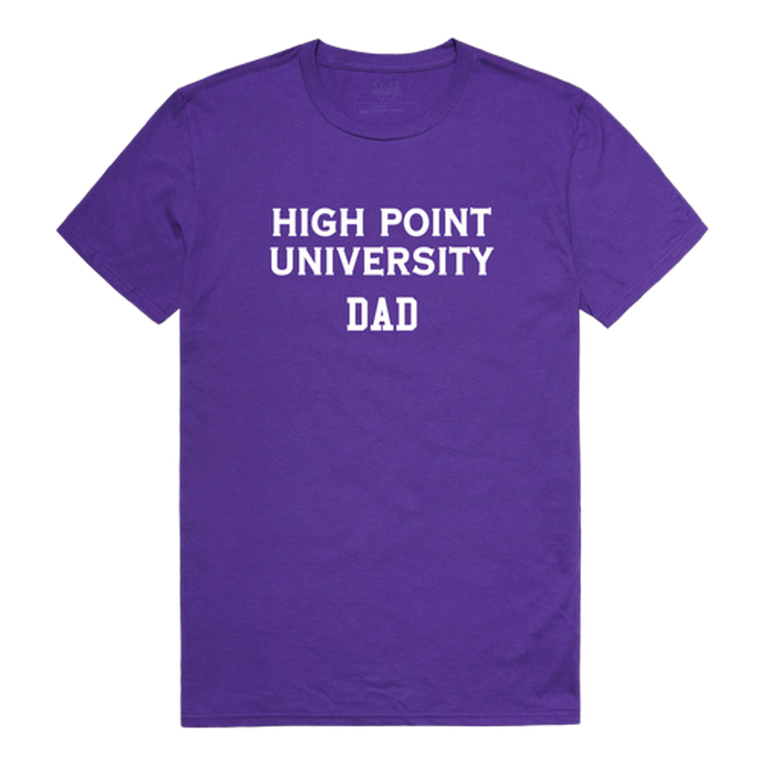 High Point University Panthers Dad Tee T-Shirt - Heather Grey, Small