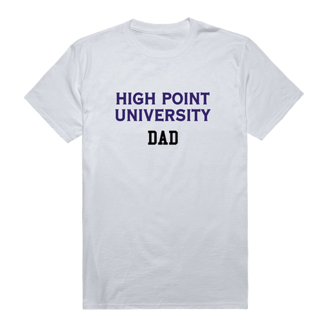 High Point University Panthers Dad Tee T-Shirt - Heather Grey, Small