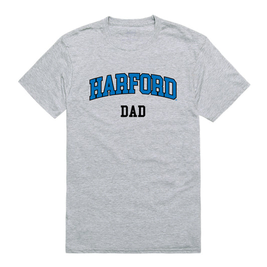 Harford Community College Owls Dad Tee T-Shirt - Heather Grey, Small