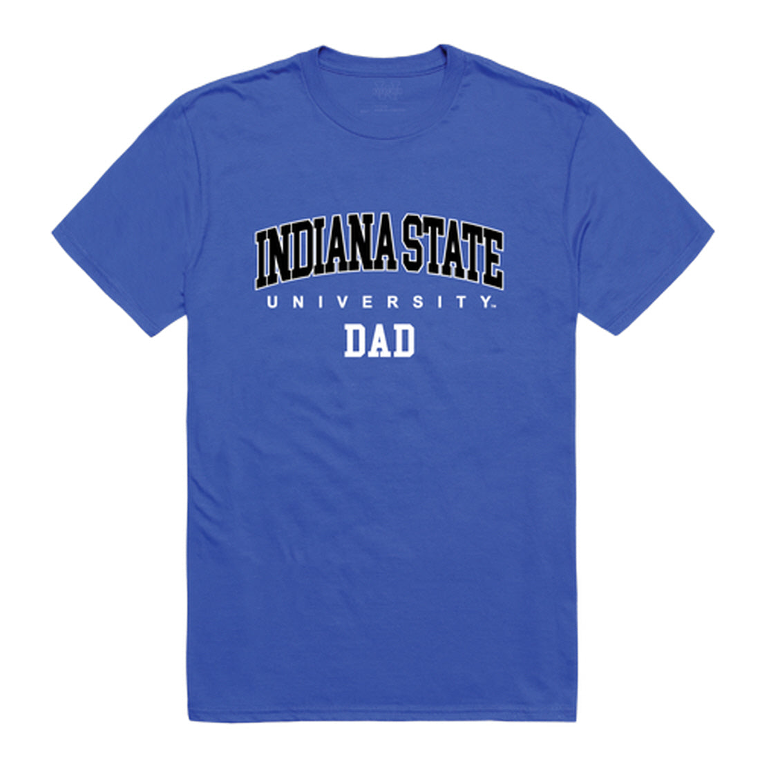 Indiana State University Sycamores Dad Tee T-Shirt - Heather Grey, Small