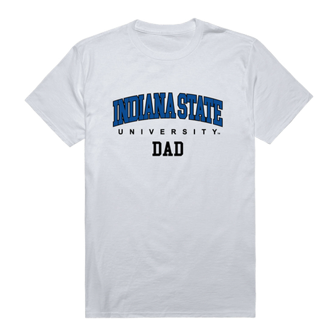 Indiana State University Sycamores Dad Tee T-Shirt - Heather Grey, Small