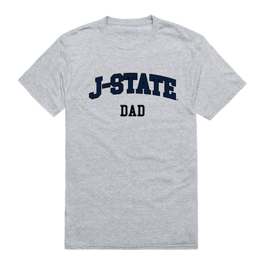 Jackson State University Tigers Dad Tee T-Shirt - Heather Grey, Small