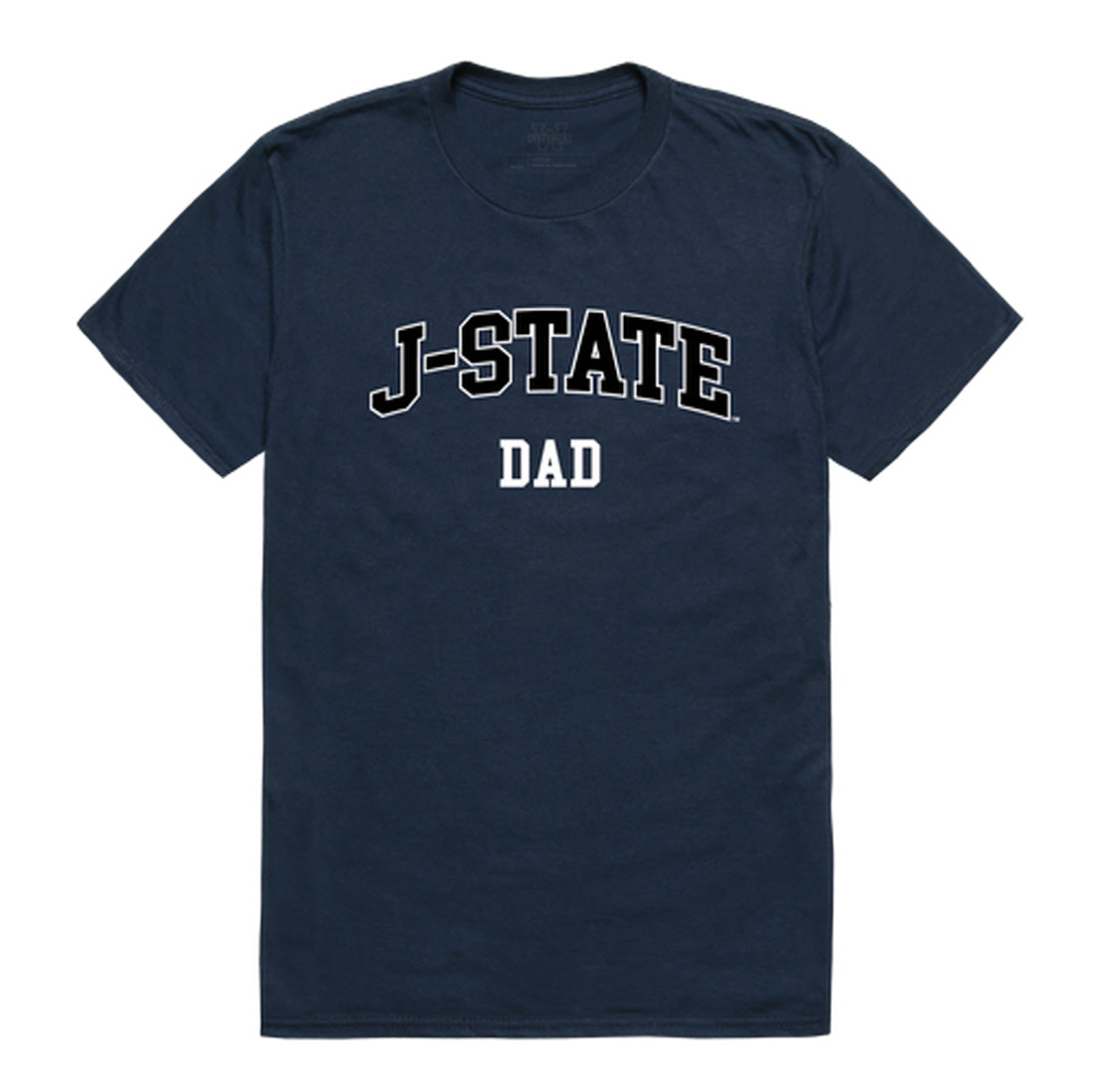 Jackson State University Tigers Dad Tee T-Shirt - Heather Grey, Small