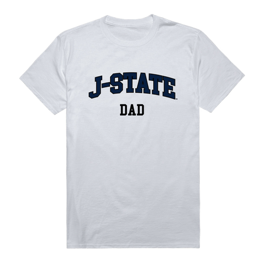 Jackson State University Tigers Dad Tee T-Shirt - Heather Grey, Small