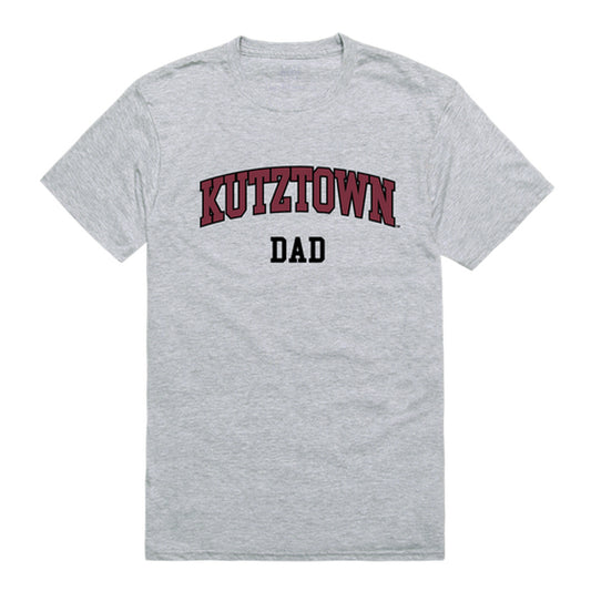 Kutztown University of Pennsylvania Golden Bears Dad Tee T-Shirt - Heather Grey, Small