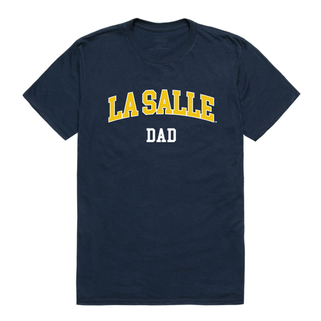 La Salle University Explorers Dad Tee T-Shirt - Heather Grey, Small