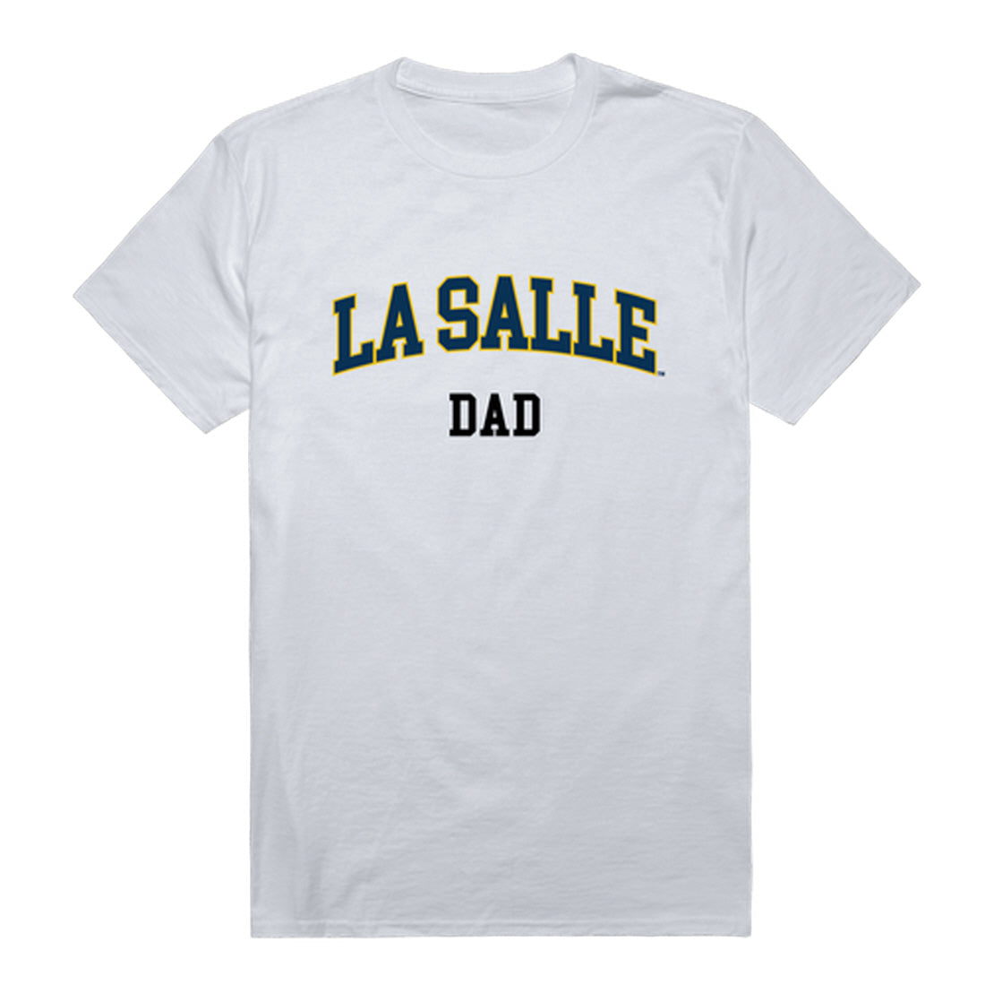 La Salle University Explorers Dad Tee T-Shirt - Heather Grey, Small