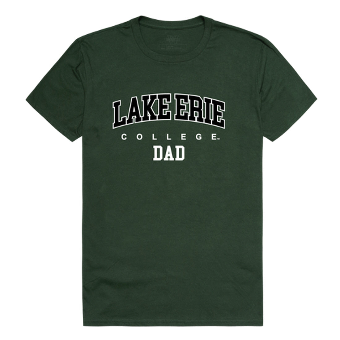 Lake Erie College Storm Dad Tee T-Shirt - Forest Green, Small