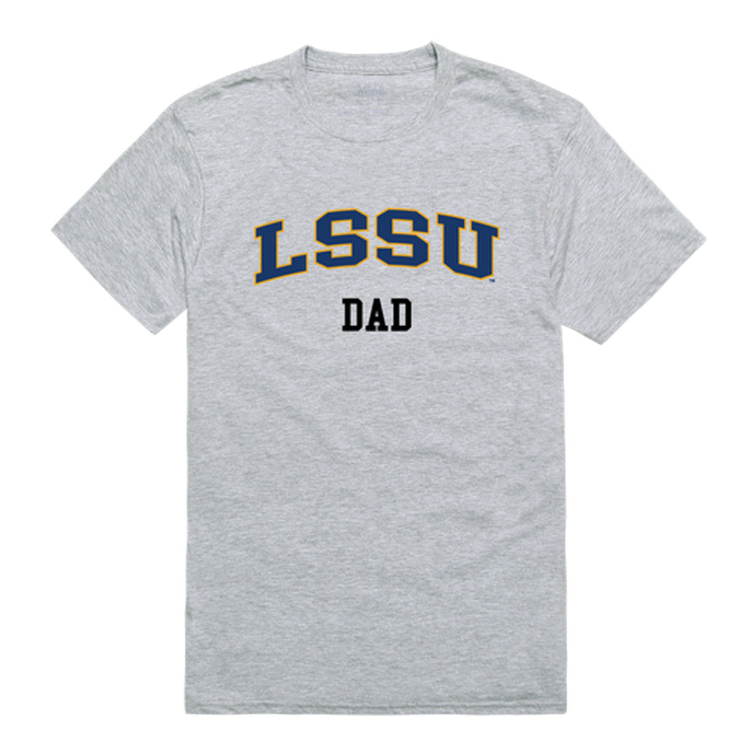 Lake Superior State University Lakers Dad Tee T-Shirt - Heather Grey, Small