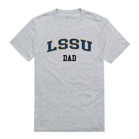 Lake Superior State University Lakers Dad Tee T-Shirt - Heather Grey, Small