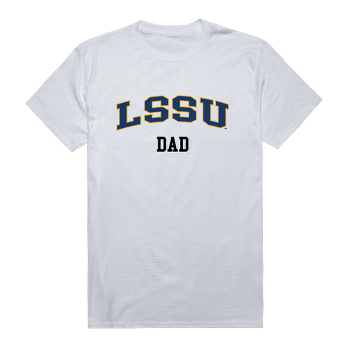 Lake Superior State University Lakers Dad Tee T-Shirt - Heather Grey, Small