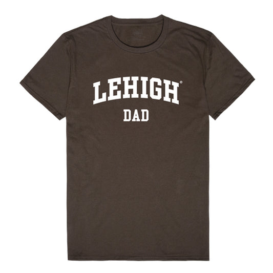 Lehigh University Mountain Hawks Dad Tee T-Shirt - Brown, Small