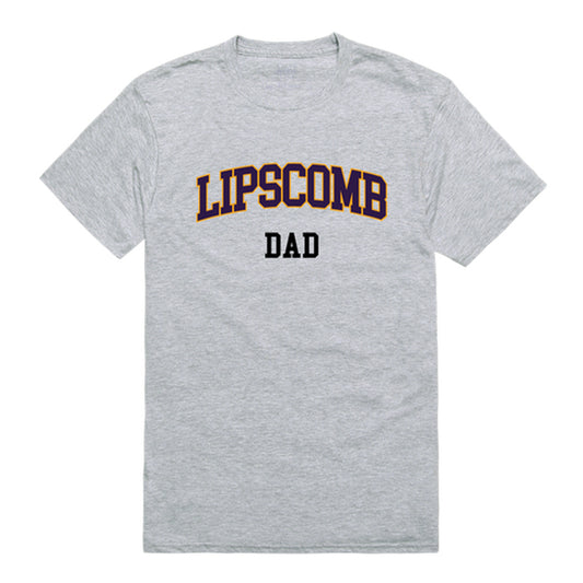 Lipscomb University Bisons Dad Tee T-Shirt - Heather Grey, Small