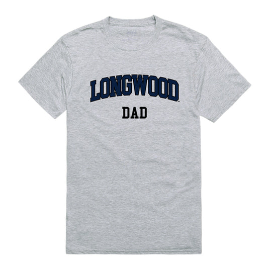 Longwood University Lancers Dad Tee T-Shirt - Heather Grey, Small