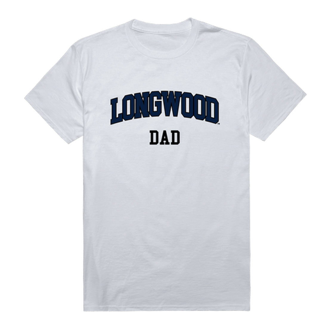 Longwood University Lancers Dad Tee T-Shirt - Heather Grey, Small