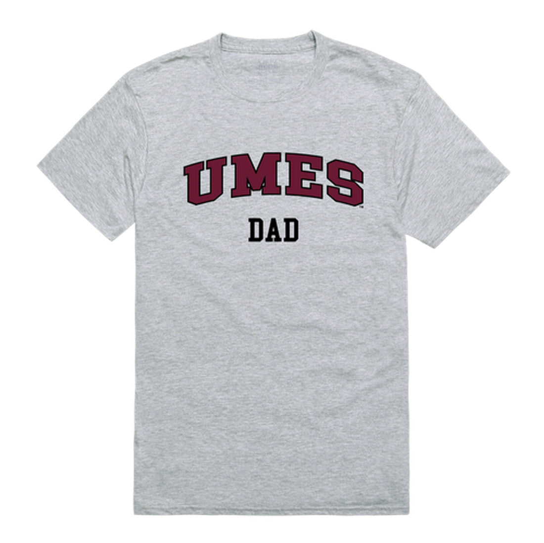 University of Maryland Eastern Shore Hawks Dad Tee T-Shirt - Heather Grey, Small