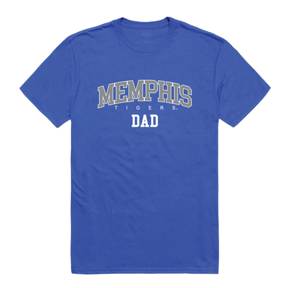 University of Memphis Dad Tee T-Shirt - Heather Grey, Small