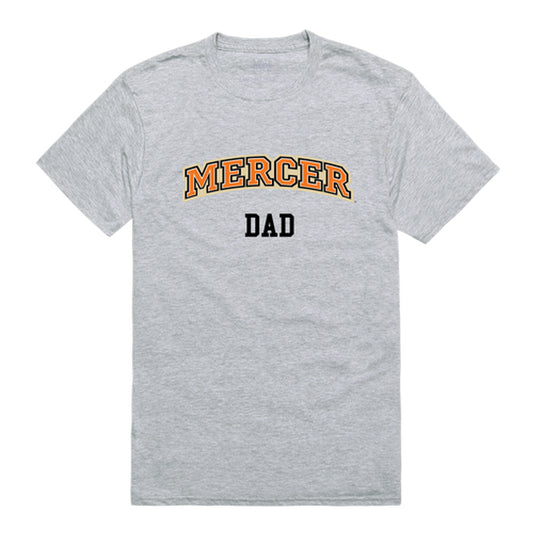 Mercer University Bears Dad Tee T-Shirt - Heather Grey, Small