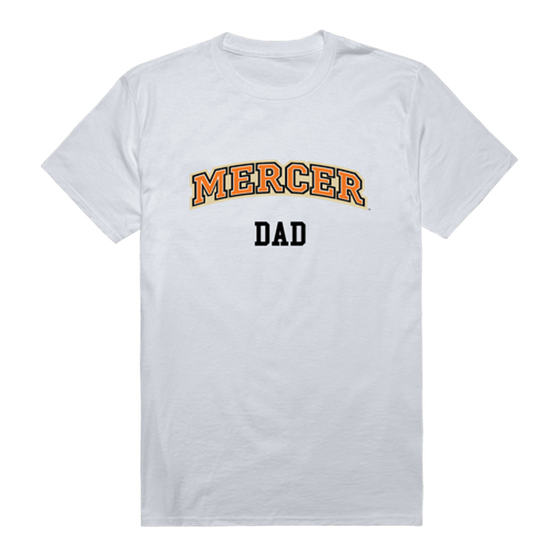 Mercer University Bears Dad Tee T-Shirt - Heather Grey, Small