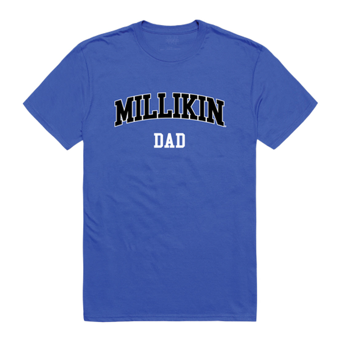 Millikin University Big Blue Dad Tee T-Shirt - Heather Grey, Small