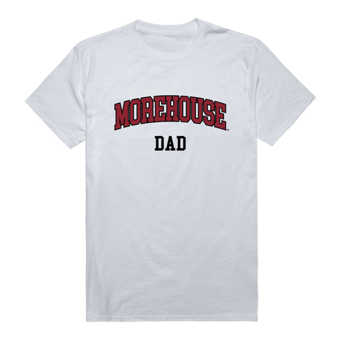 Morehouse College Maroon Tigers Dad Tee T-Shirt - Heather Grey, Small