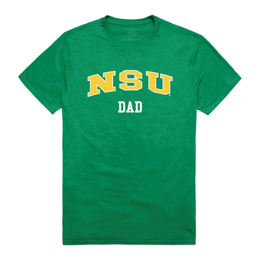 Norfolk State University Spartans Dad Tee T-Shirt - Heather Grey, Small