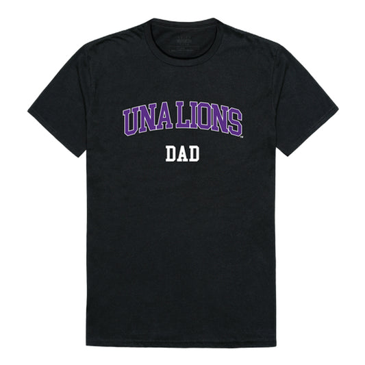 University of North Alabama Lions Dad Tee T-Shirt - Black, Small