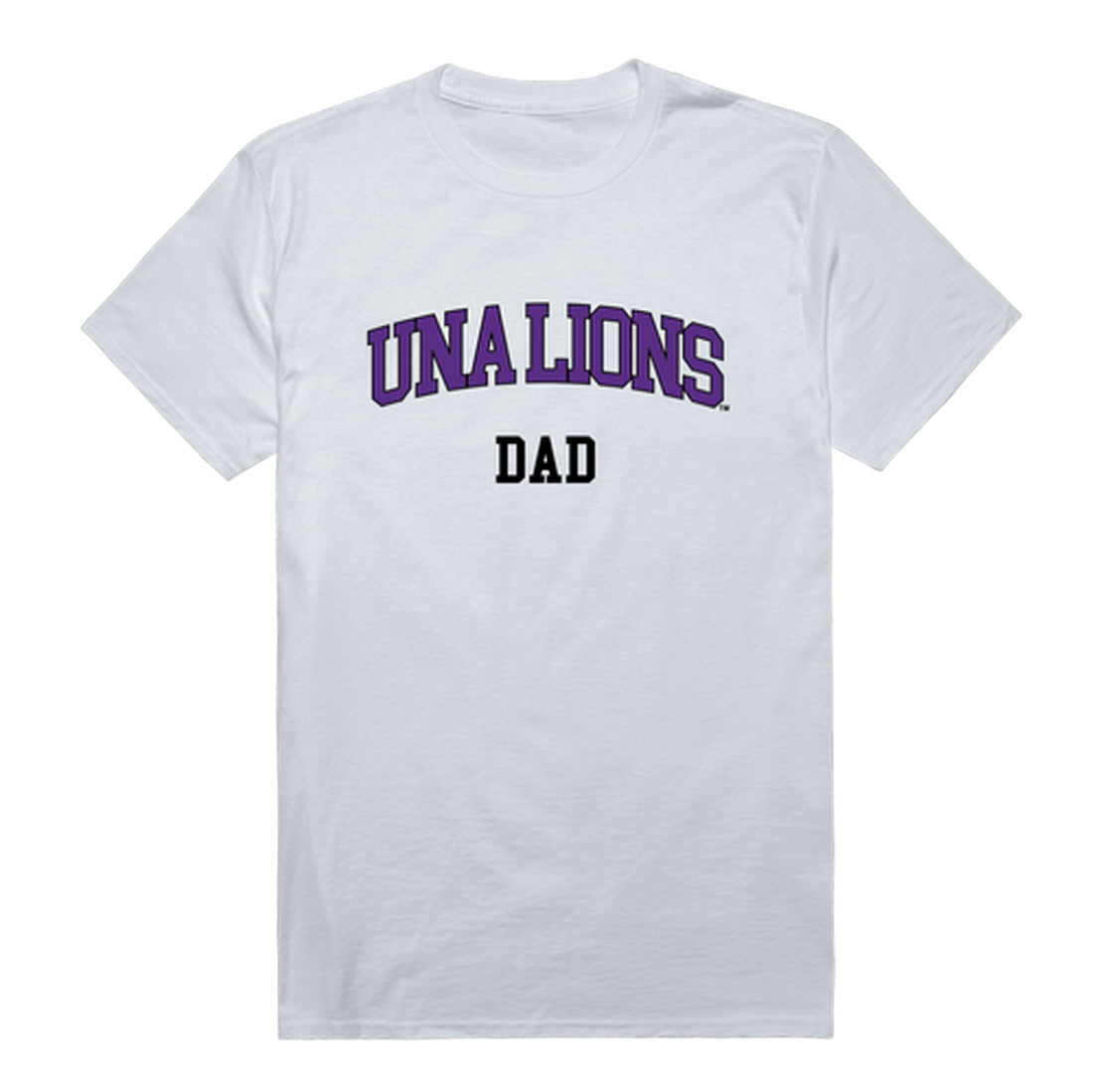 University of North Alabama Lions Dad Tee T-Shirt - Black, Small