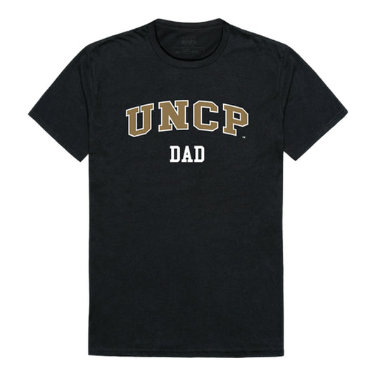 University of North Carolina at Pembroke Braves Dad Tee T-Shirt - Black, Small