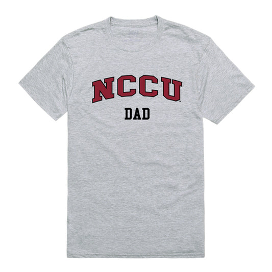 North Carolina Central University Eagles Dad Tee T-Shirt - Heather Grey, Small