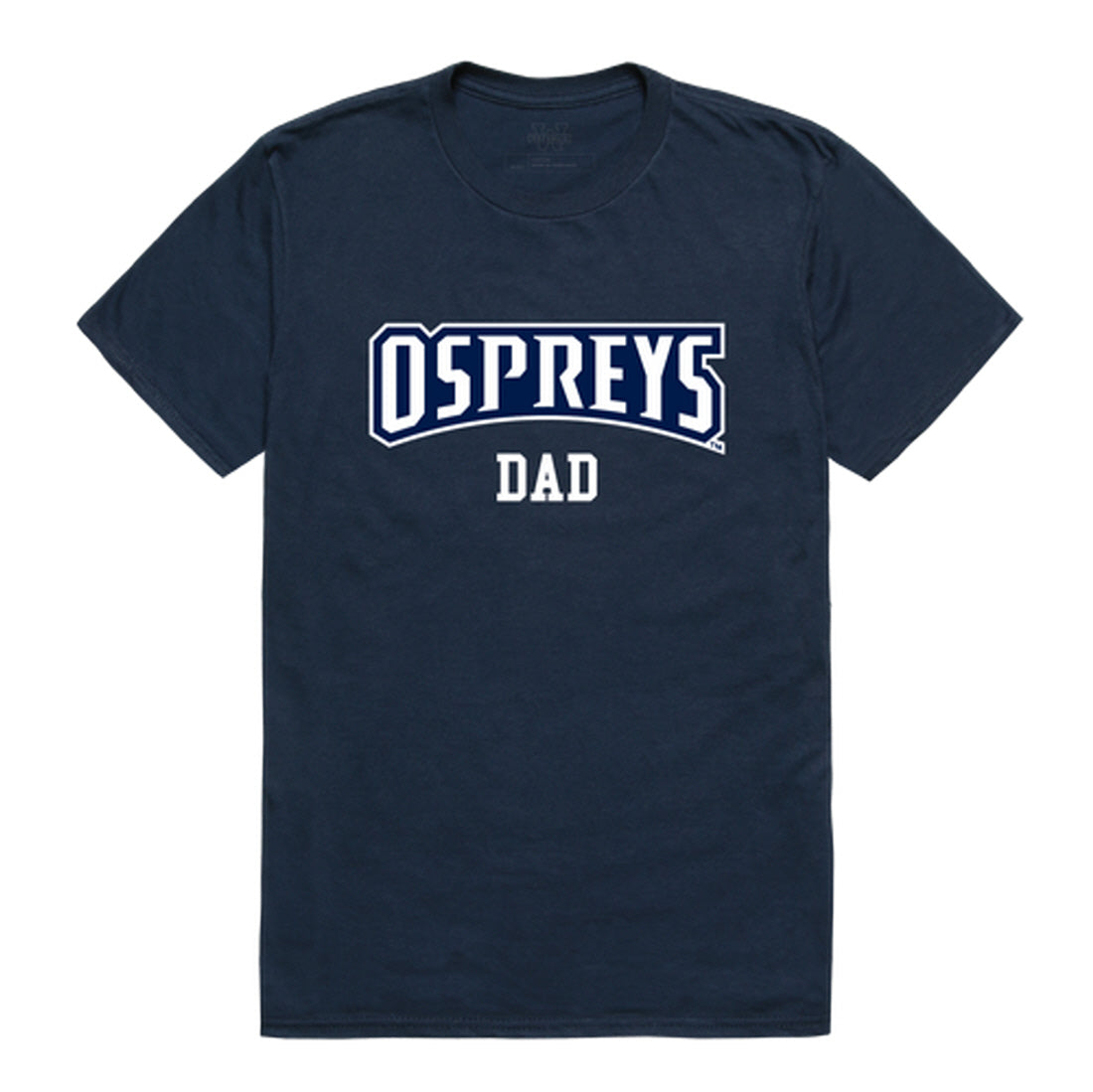 University of North Florida Ospreys Dad Tee T-Shirt - Heather Grey, Small