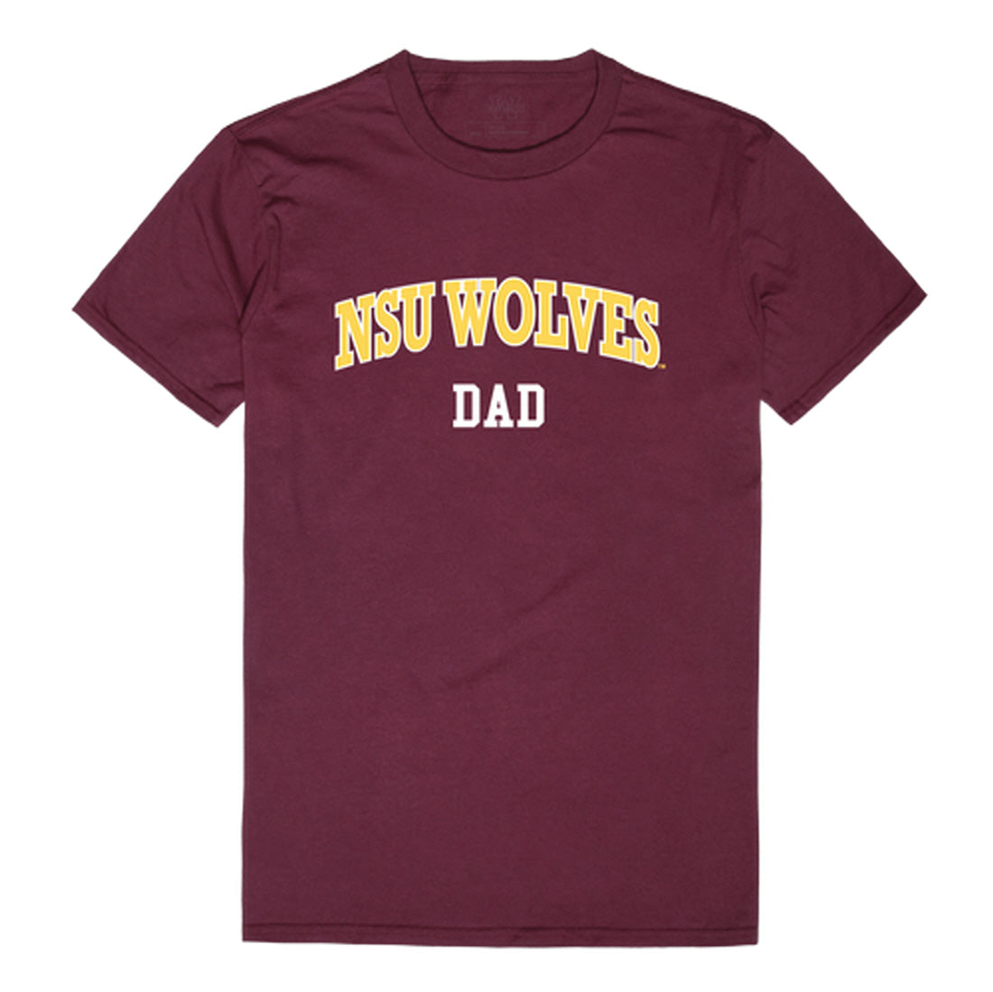 Northern State University Foundation Wolves Dad Tee T-Shirt - Heather Grey, Small