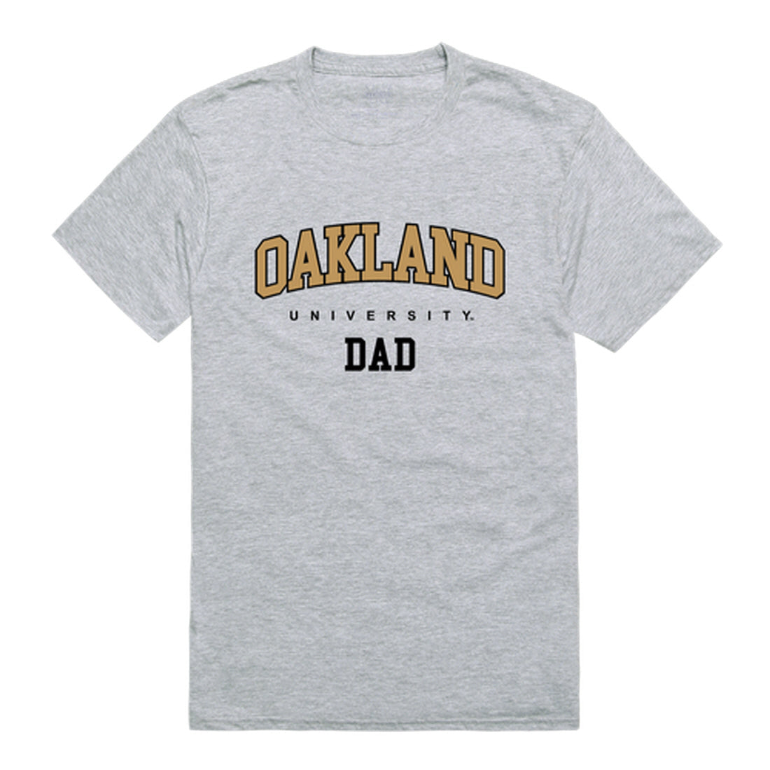 Oakland University Golden Grizzlies Dad Tee T-Shirt - Black, Small