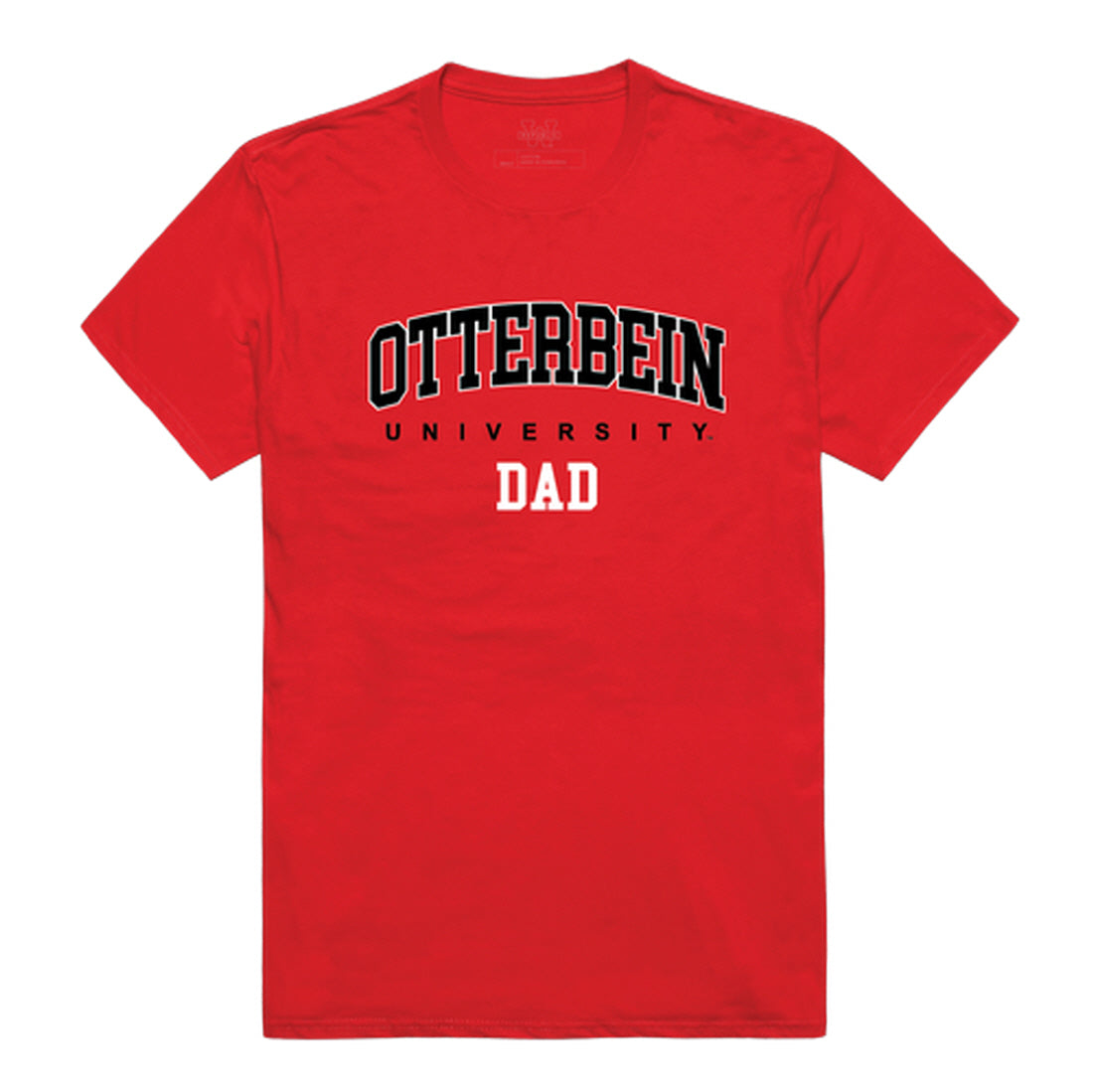 Otterbein University Cardinals Dad Tee T-Shirt - Heather Grey, Small