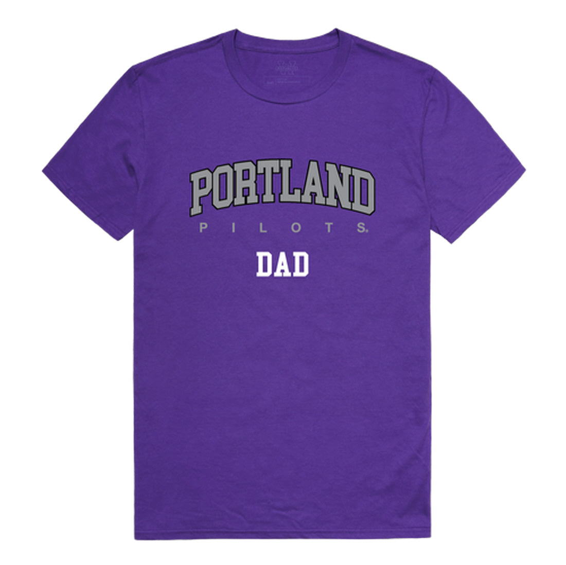 University of Portland Pilots Dad Tee T-Shirt - Heather Grey, Small